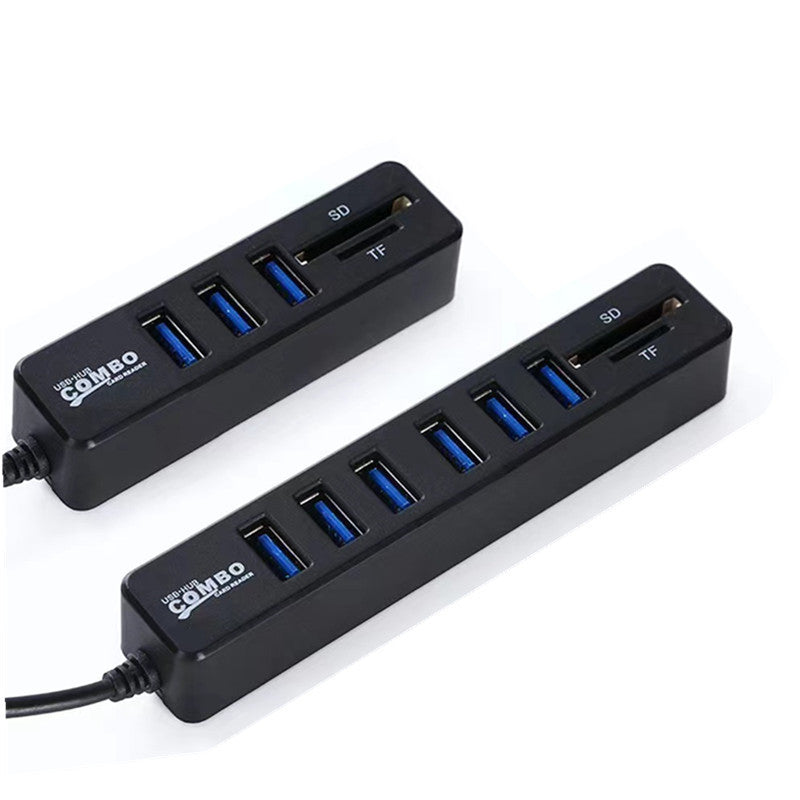 USB 2.0 Hub with SD/TF Card Reader