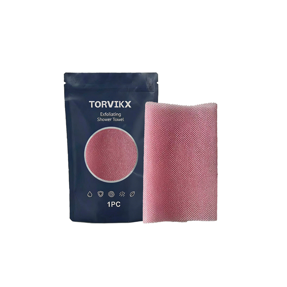 Exfoliating Face and Body Scrub Washcloth