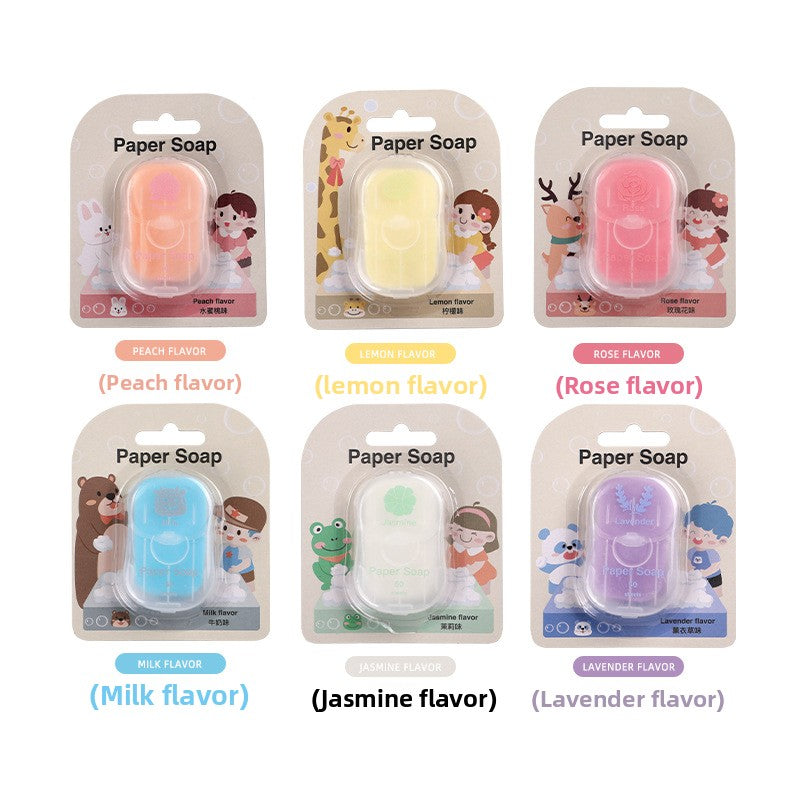 Disposable Soap Paper Tablets