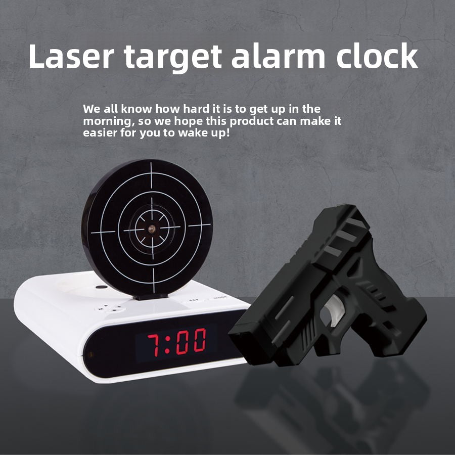 Infrared Target Alarm Clock with LED Display