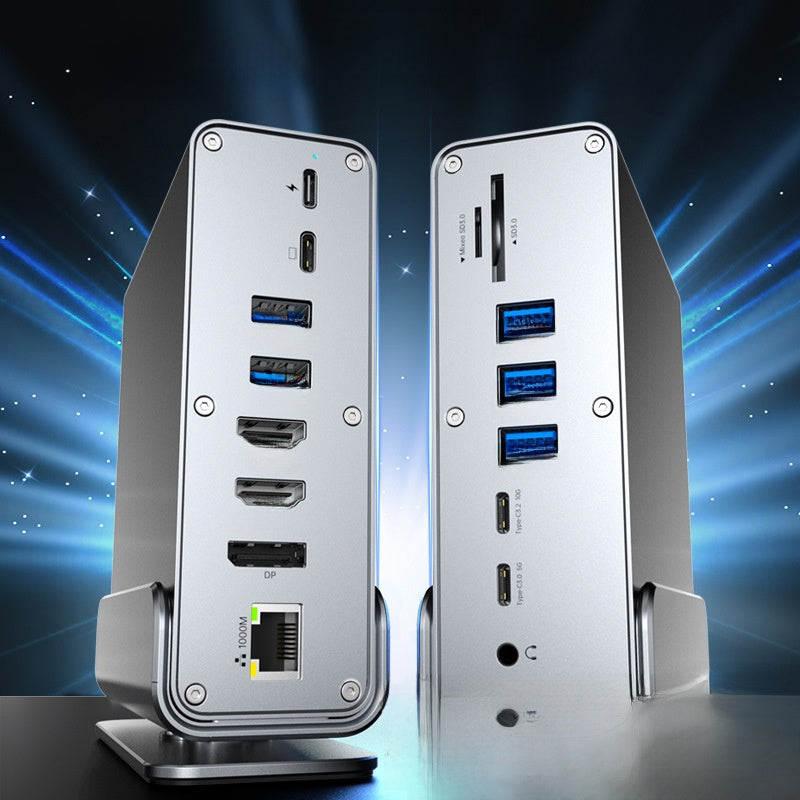 Type-C Docking Station with 4K60Hz Triple Display Support