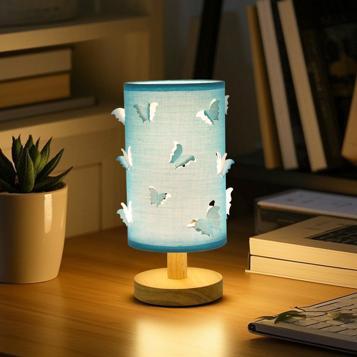 Modern Solid Wood Table Lamp