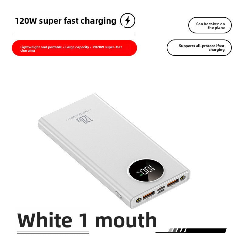 Bidirectional digital display portable power bank