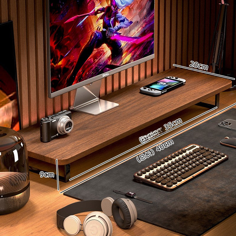 Adjustable Monitor Stand Riser with Storage Shelf