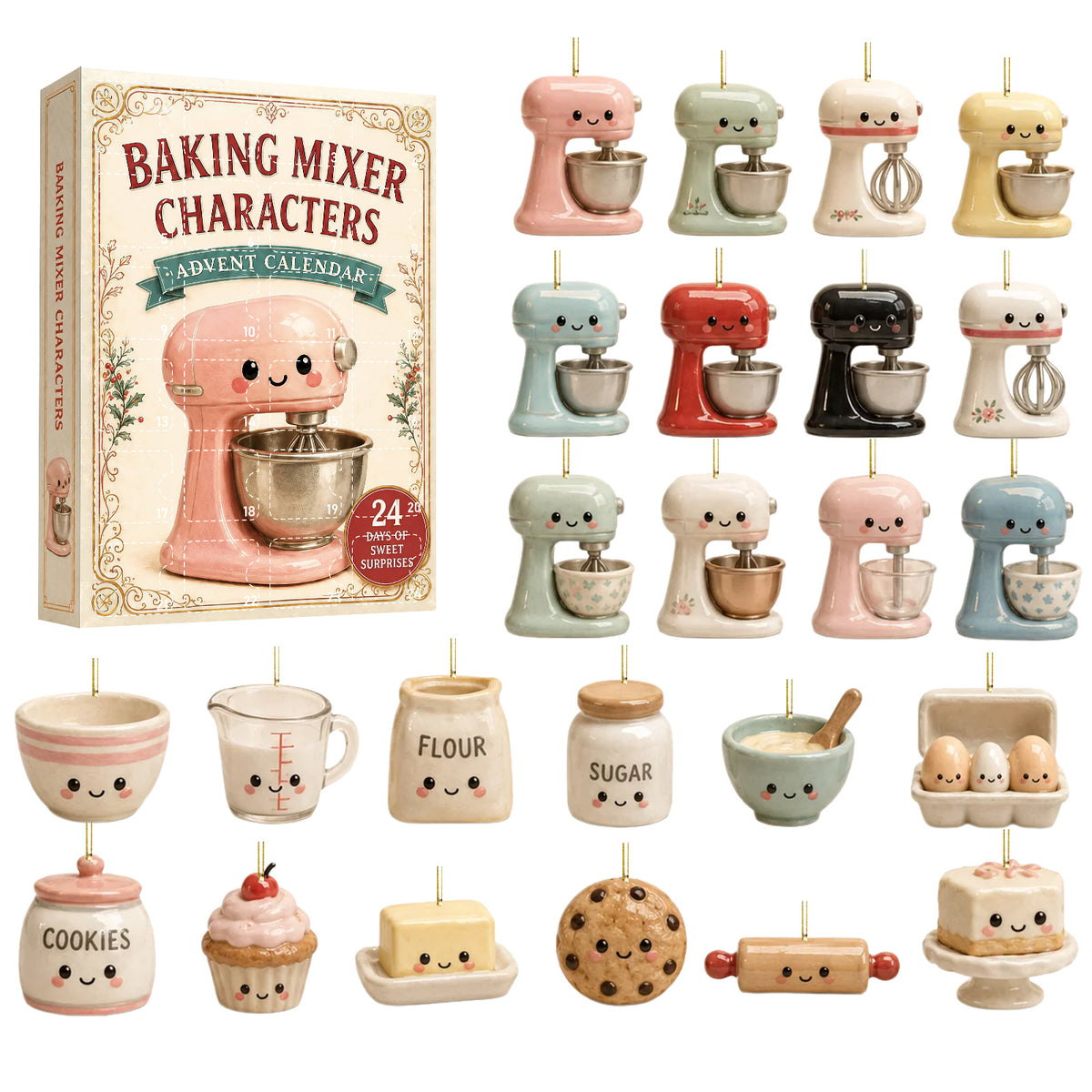 Vintage Baking Advent Calendar Blind Box