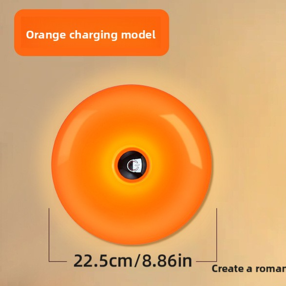 Rechargeable Donut Wall Lamp with Touch Control