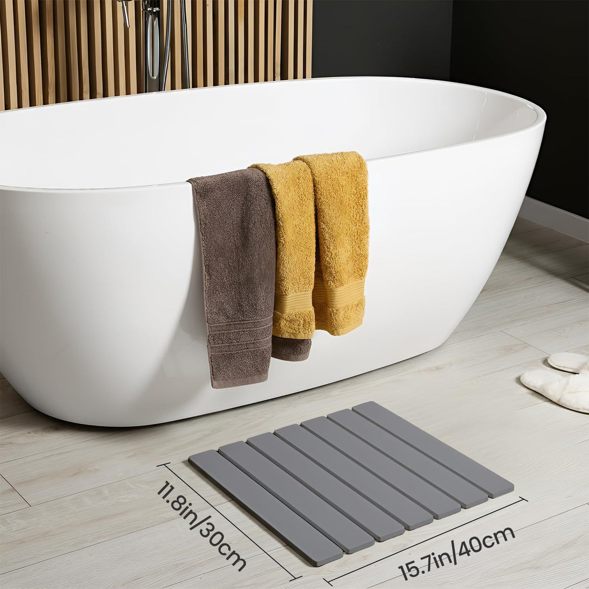 Bath Mat Diatomite Bath Mat Non-slip Quick-drying Mat Absorbent Mat