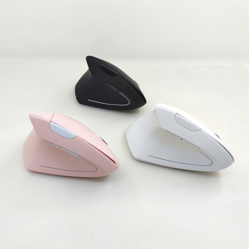 Ergonomic Left-Handed Vertical Wireless Mouse