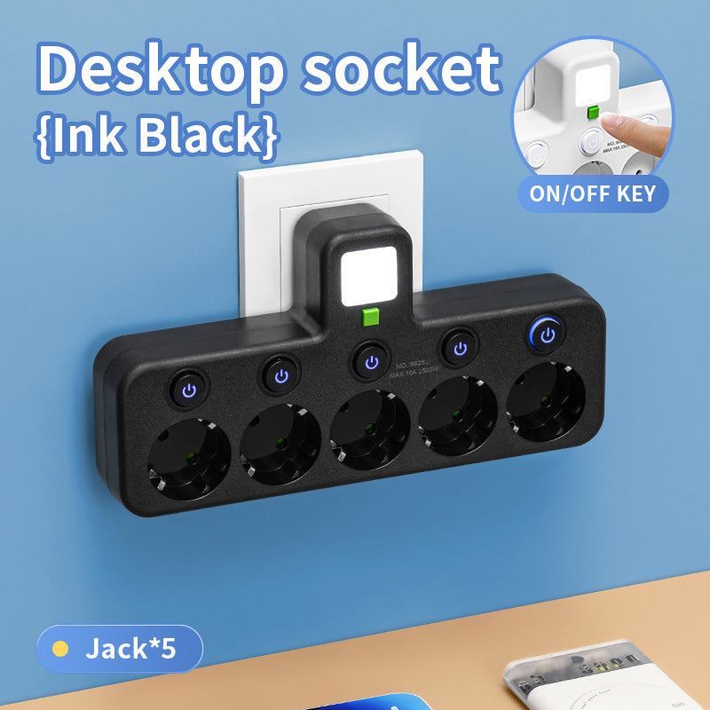 European Standard USB-C Power Socket Strip