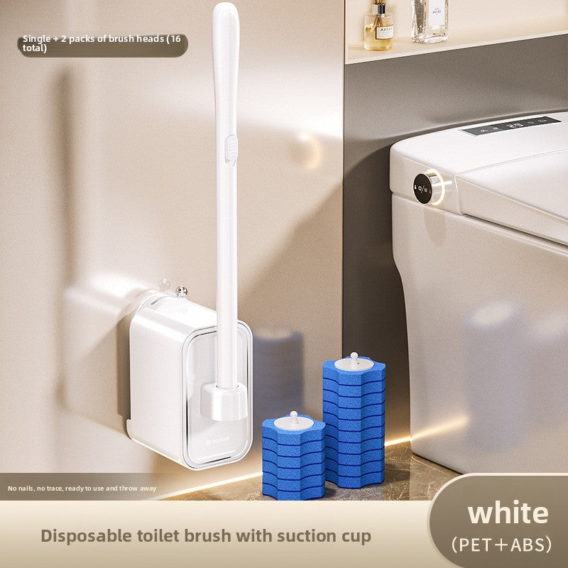 Suction Cup Disposable Toilet Brush Toilet Household