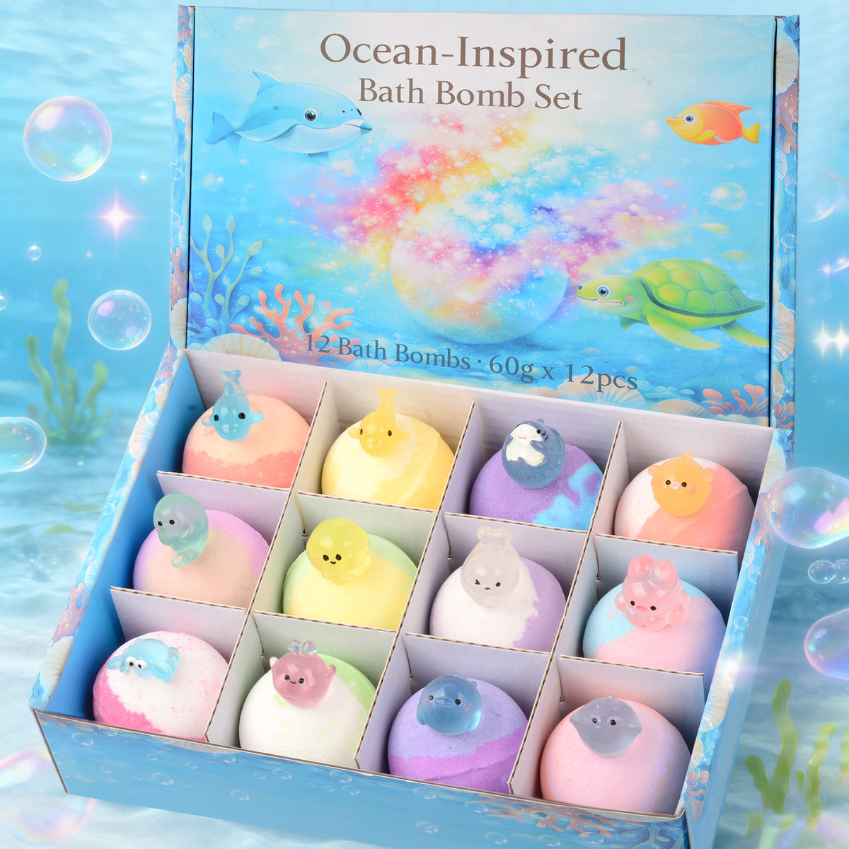 Ocean-Themed Bath Bomb