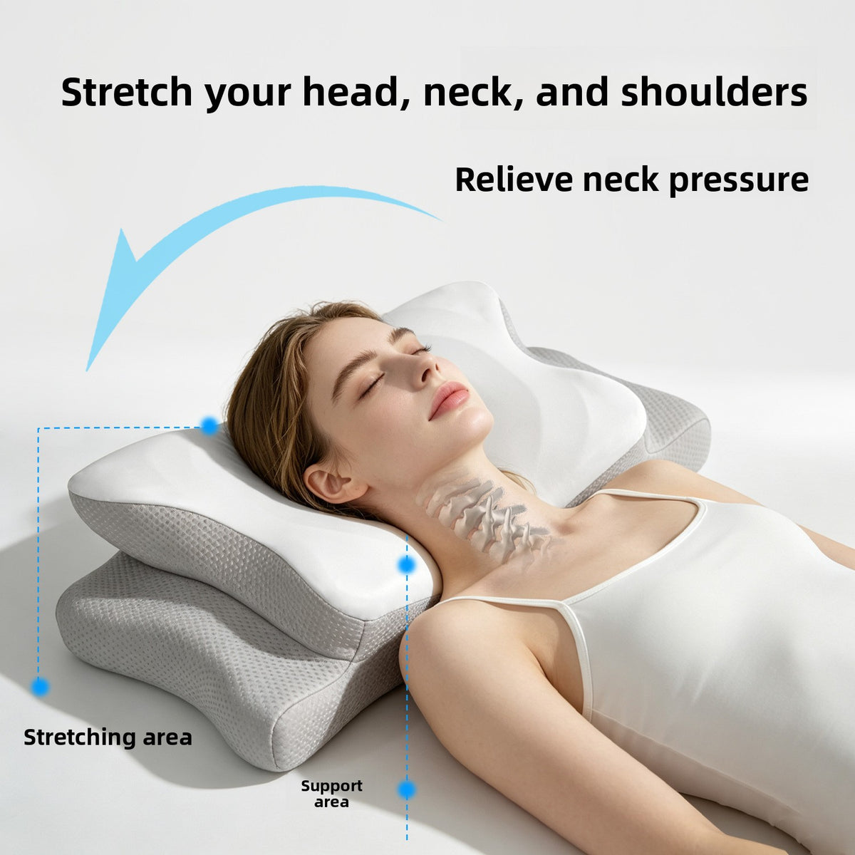 Butterfly shaped pillow memory cotton pillow cervical pillow