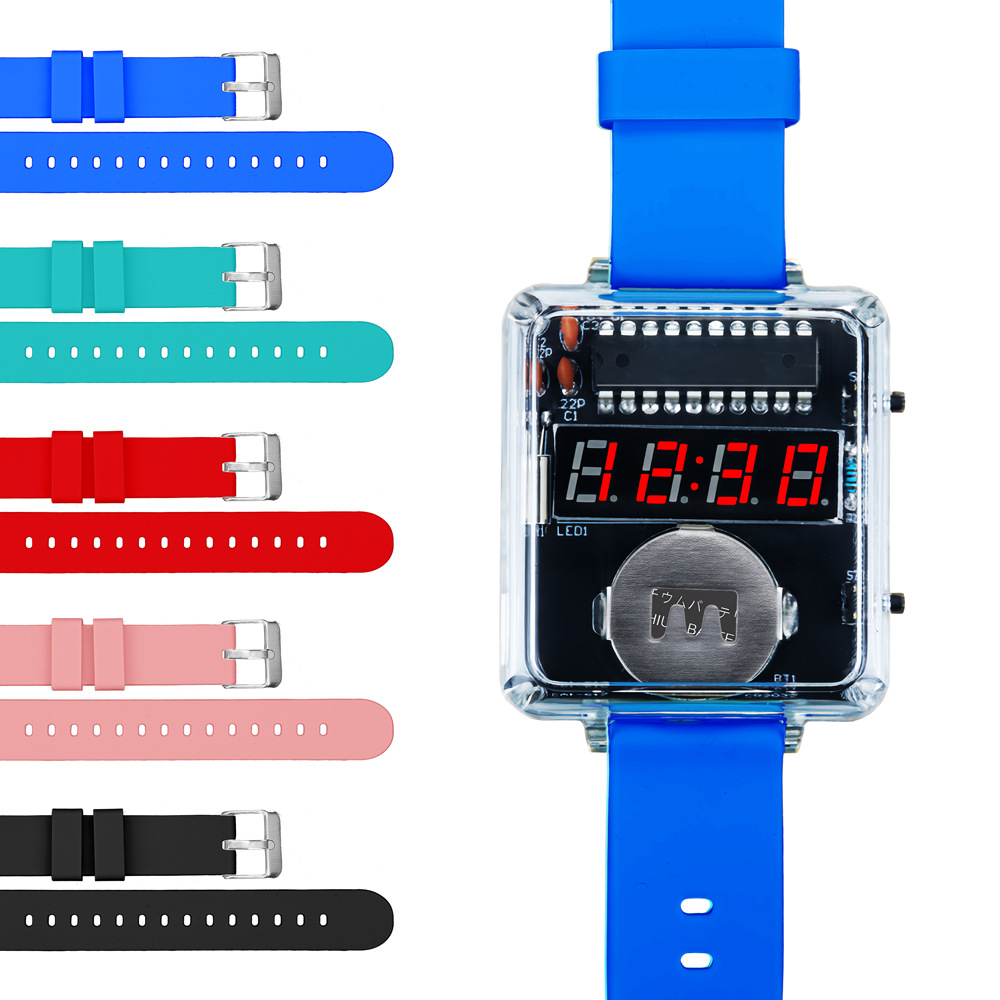 DIY LED Digital Watch Assembly Kit