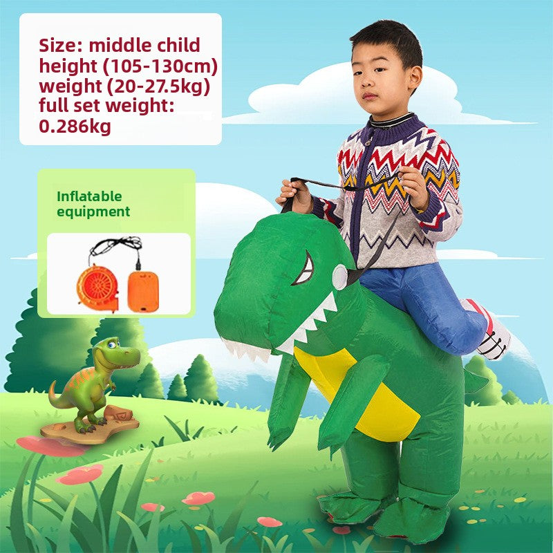 Dinosaur Inflatable Costume for Performance and Halloween