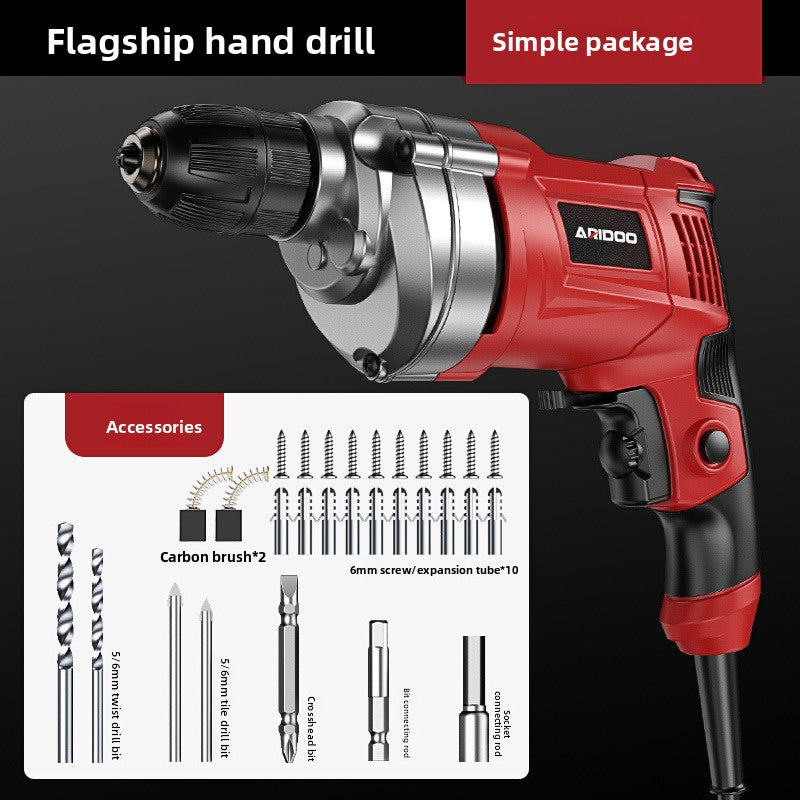 Multifunctional Electric Hand Drill with Adjustable Speed