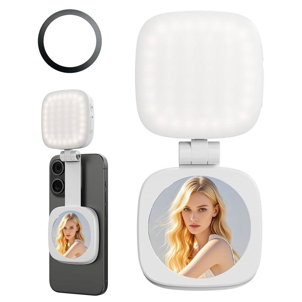 Portable Magnetic Phone Fill Light Mirror