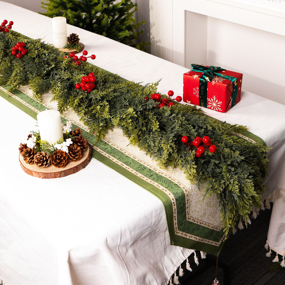 Christmas decoration soft rubber imitation rattan strips