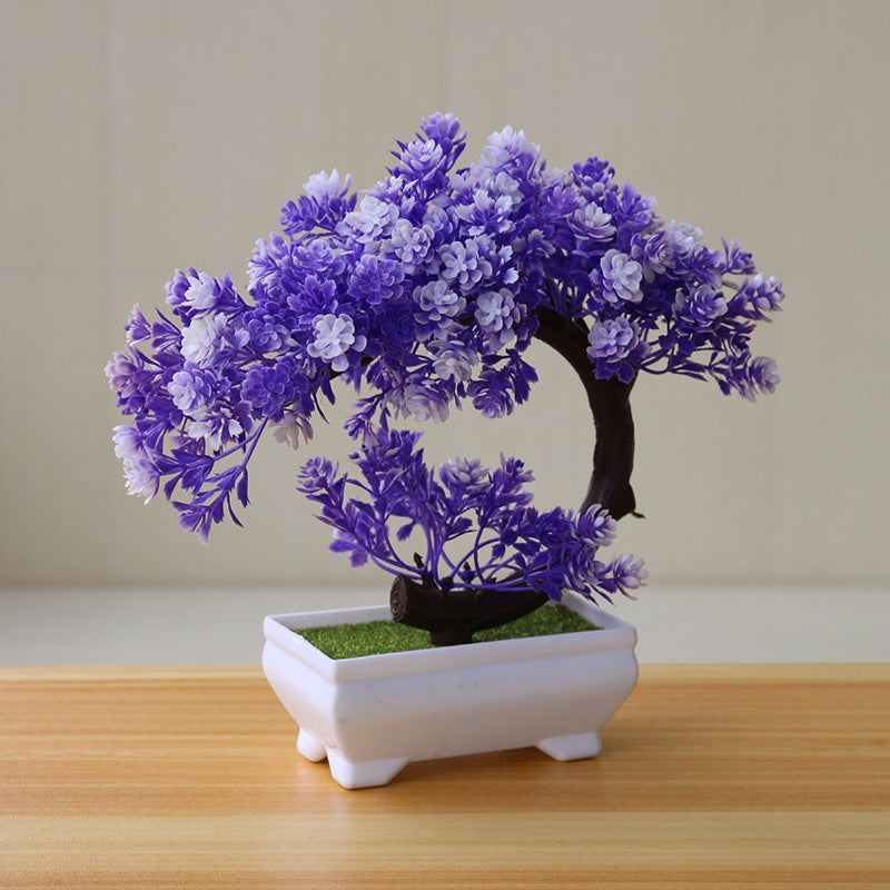 Simulated Bonsai Plant Desktop Decoration