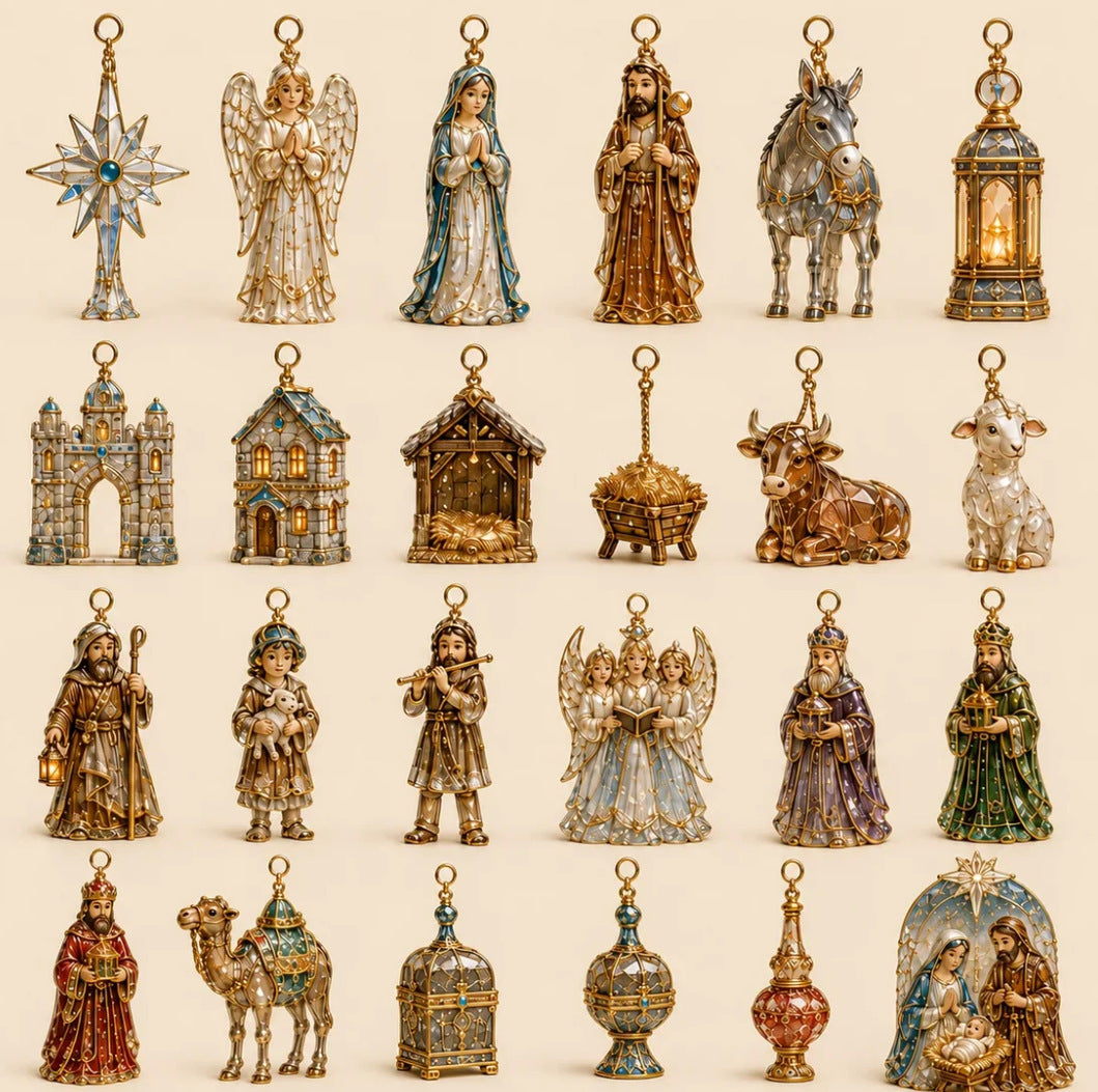 Nativity Story Advent Calendar 24 Days
