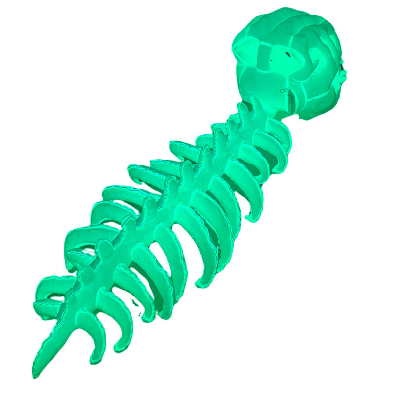 Halloween glow-in-the-dark dinosaur skeleton headgear