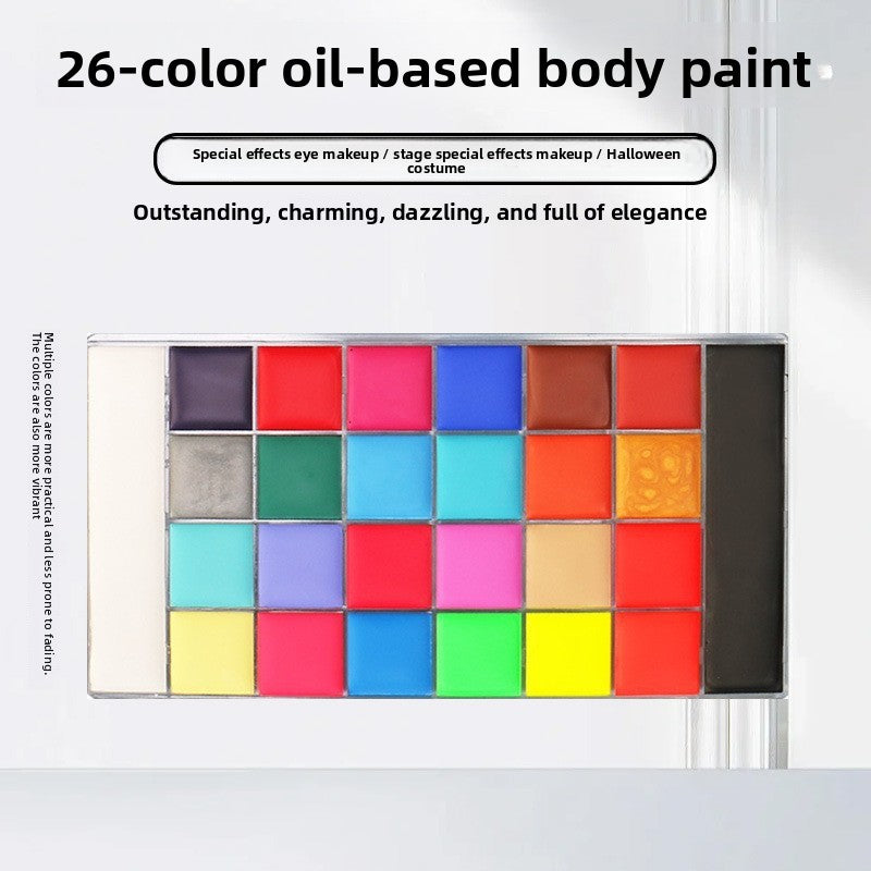Oil-Based Face Paint Set for Stage and Events