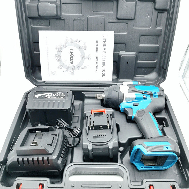 Brushless Electric Impact Wrench with Lithium Battery