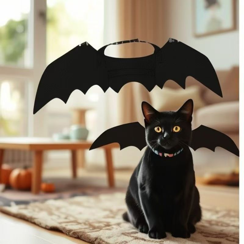 Felt Bat Wings Pet Costume Halloween Holiday Decoration