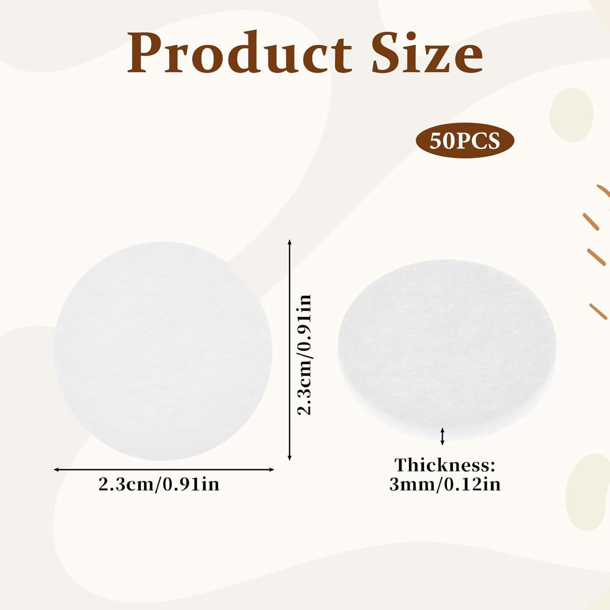 Aroma Cotton Pads for Humidifiers and Air Purifiers