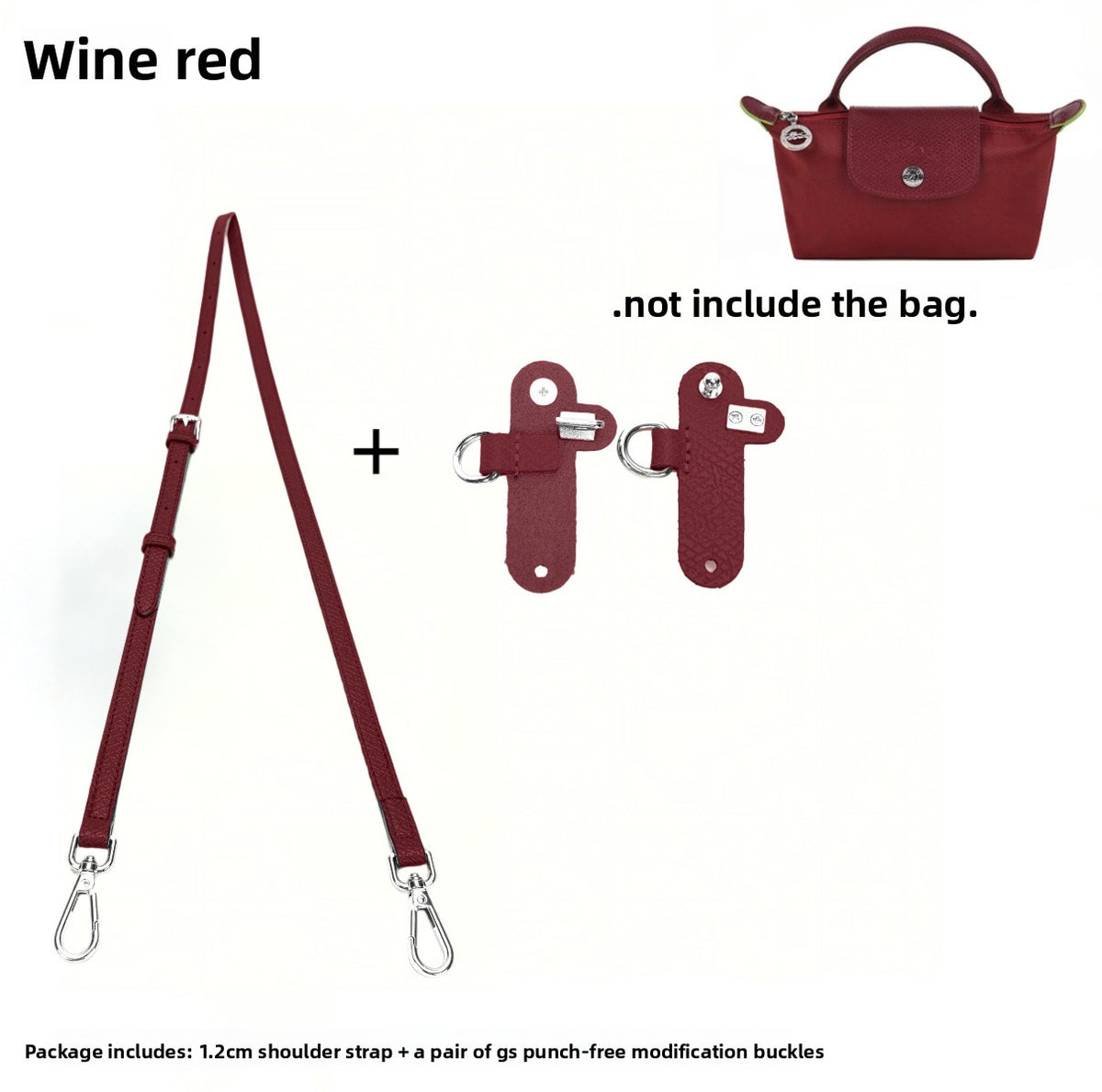 Adjustable No-Drill Shoulder Strap for Tote Bags