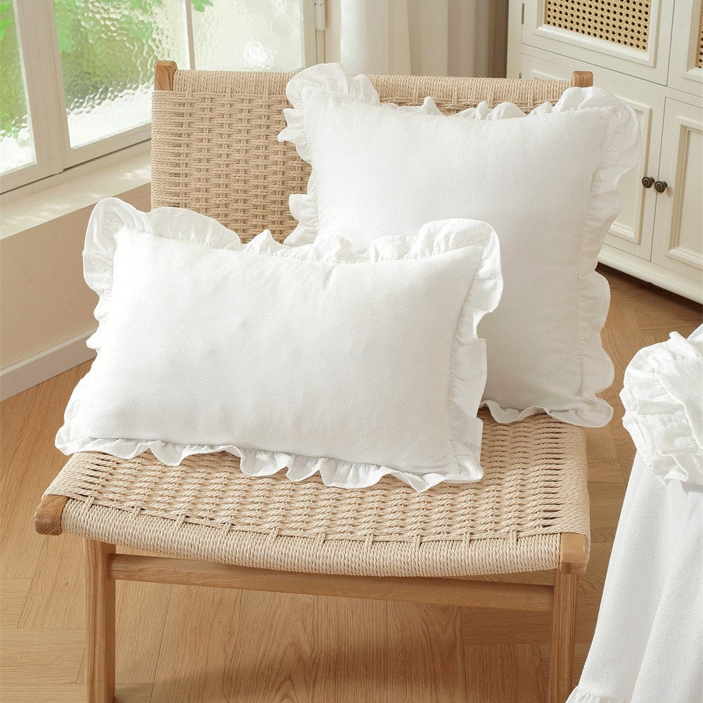 Solid color sofa throw blanket