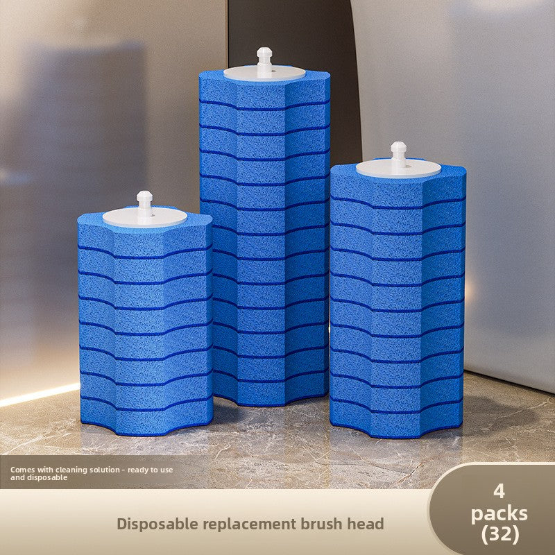 Suction Cup Disposable Toilet Brush Toilet Household