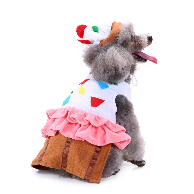 Festive Polyester Pet Dog Costume