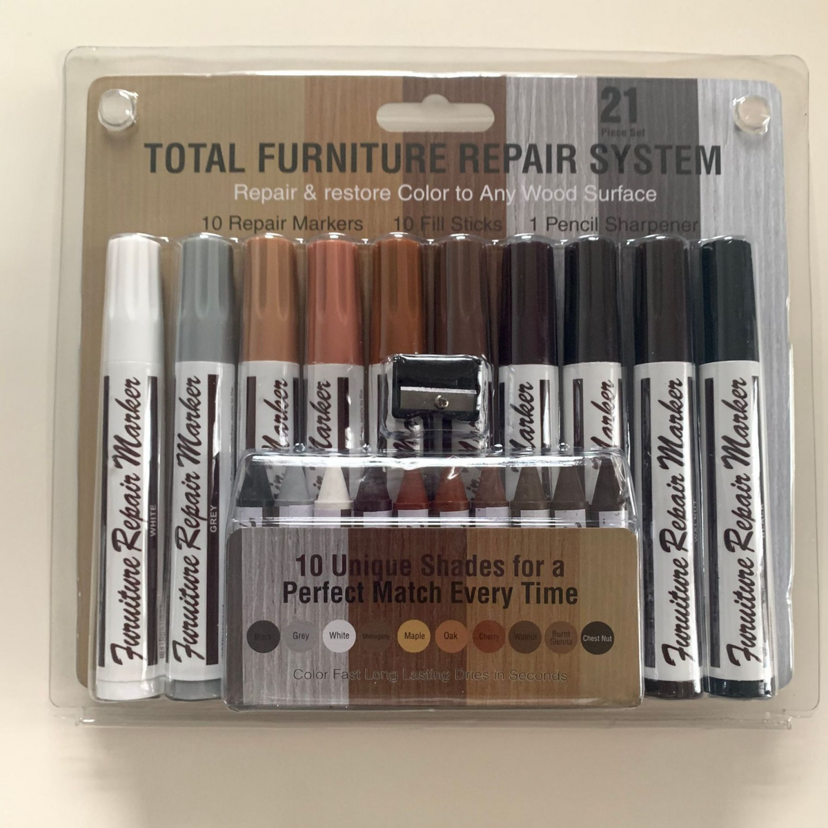 Furniture scratch repair marker