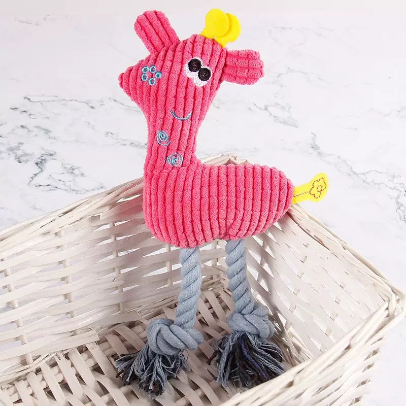 Pet dog plush sound-making toy