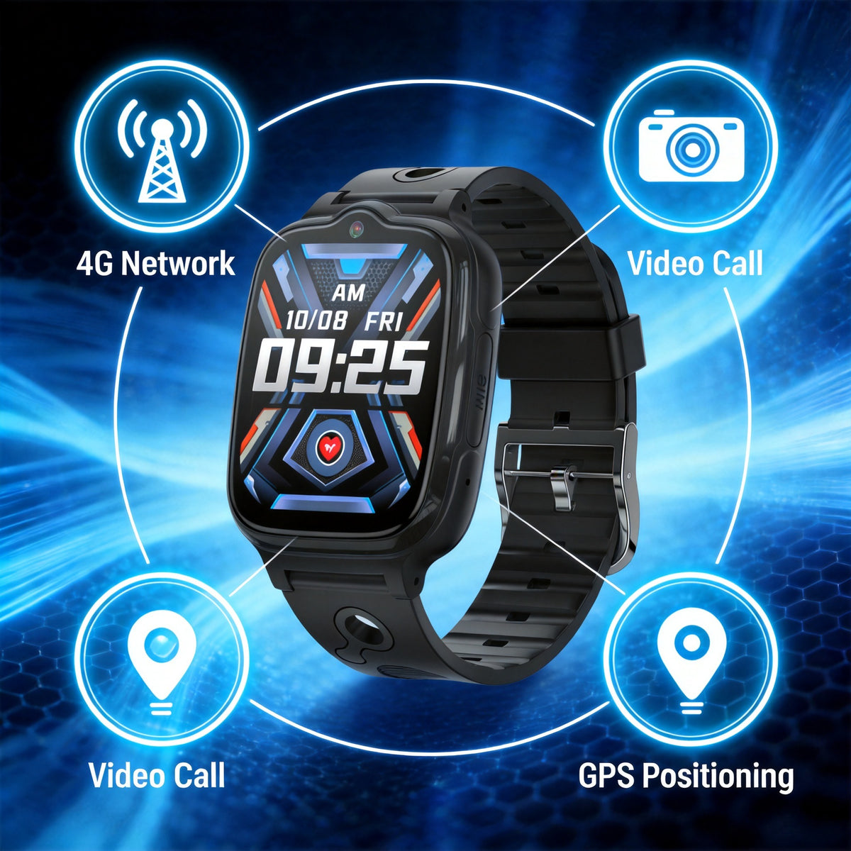Children Smart Watch with SIM Card GPS Positioning