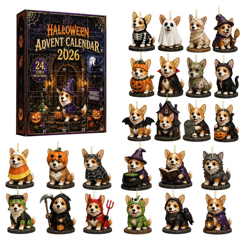 Christmas Countdown Calendar Blind Box Decoration Set