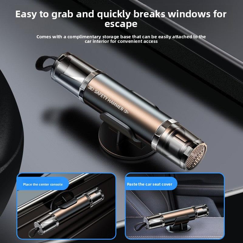 Automobile safety hammer - window-breaking tool