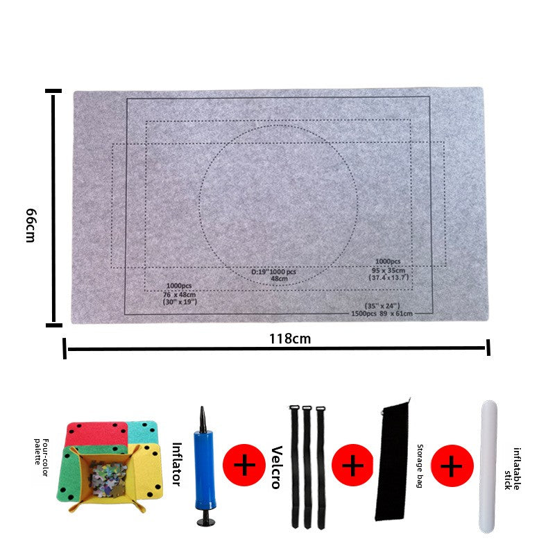 Jigsaw storage blanket jigsaw mat