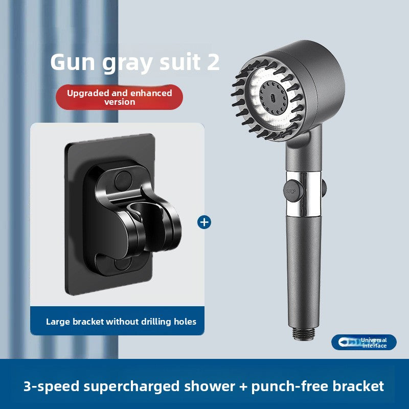 Pressurized Filtered Rain Shower Head Set