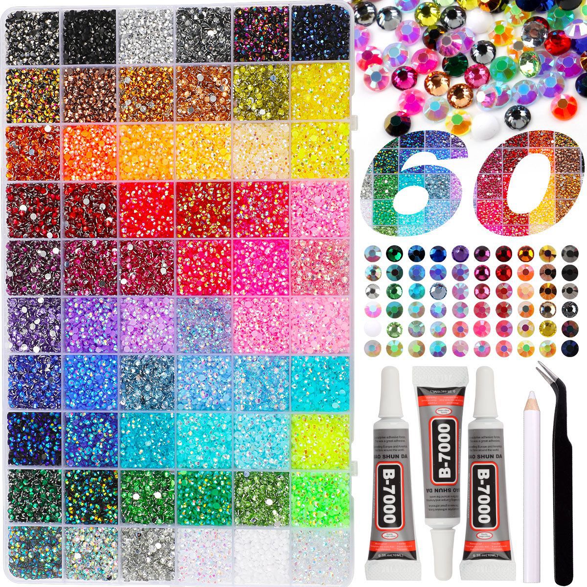 Resin Rhinestone Set