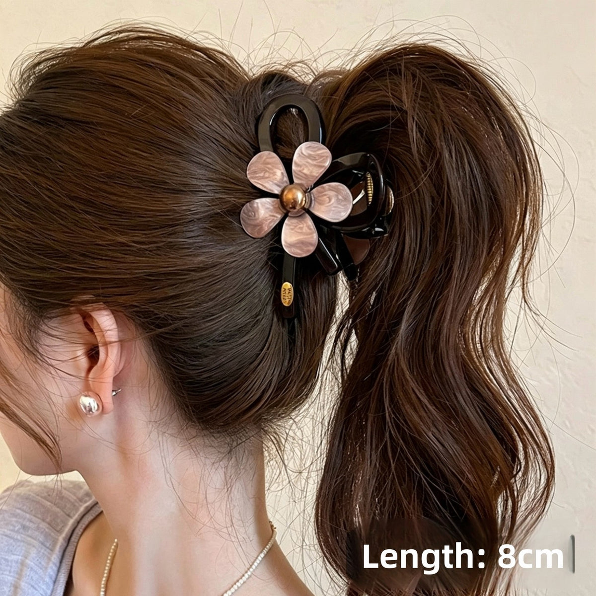 Floral Hair Claw Clip