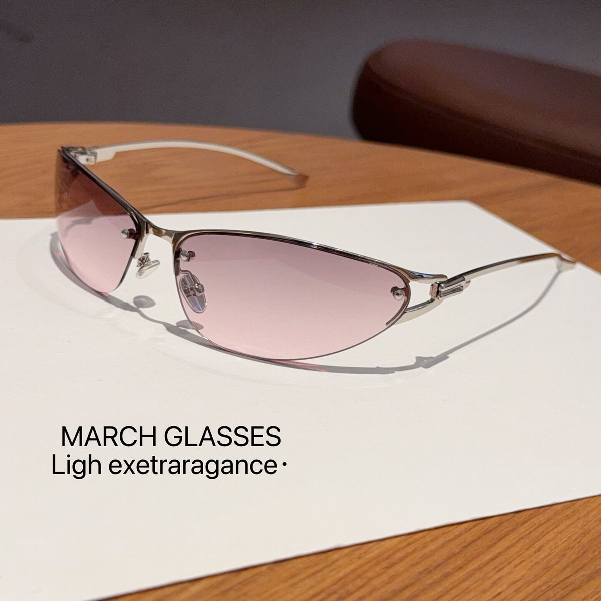 Women's Metal Cat-Eye UV Protection Gradient Sunglasses